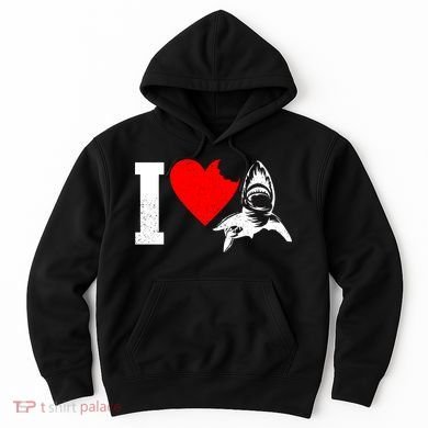 I Heart Sharks Hoodie
