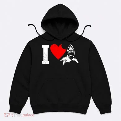 I Heart Sharks Hoodie