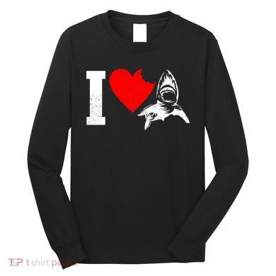 I Heart Sharks Long Sleeve Shirt