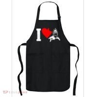 I Heart Sharks Apron thumb 0
