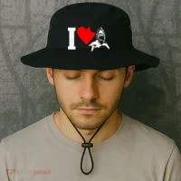 I Heart Sharks Bucket Hat thumb 2