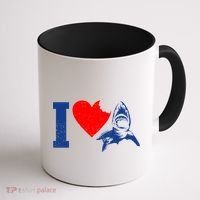 I Heart Sharks Coffee Mug thumb 1