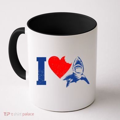 I Heart Sharks Coffee Mug