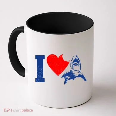 I Heart Sharks Coffee Mug