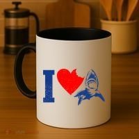 I Heart Sharks Coffee Mug thumb 4