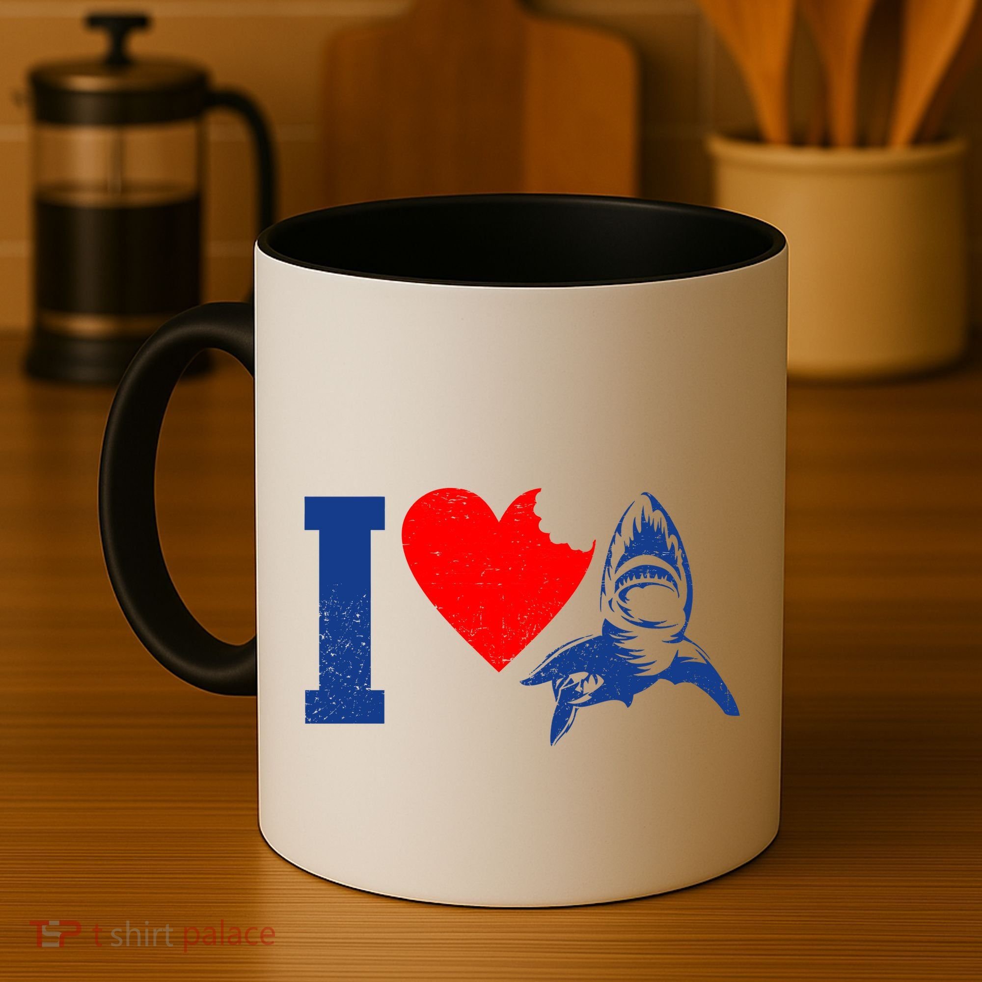 I Heart Sharks Coffee Mug