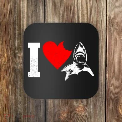 I Heart Sharks Coaster