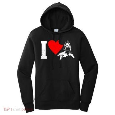 I Heart Sharks Women's Hoodie