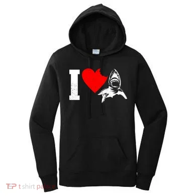 I Heart Sharks Women's Hoodie