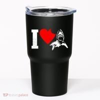 I Heart Sharks Tumbler thumb 0