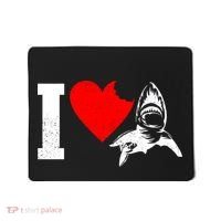 I Heart Sharks Mousepad thumb 0