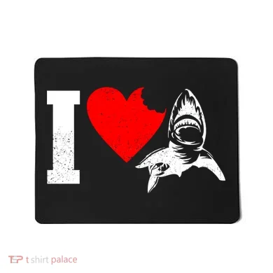 I Heart Sharks Mousepad