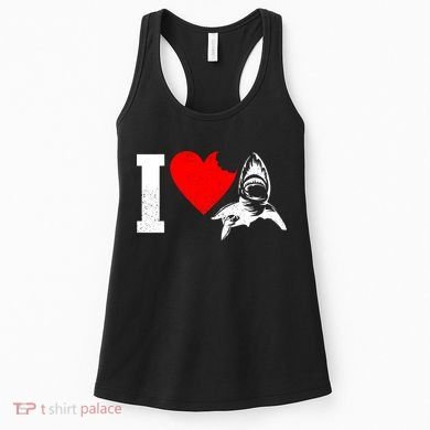 I Heart Sharks Women's Tank Top