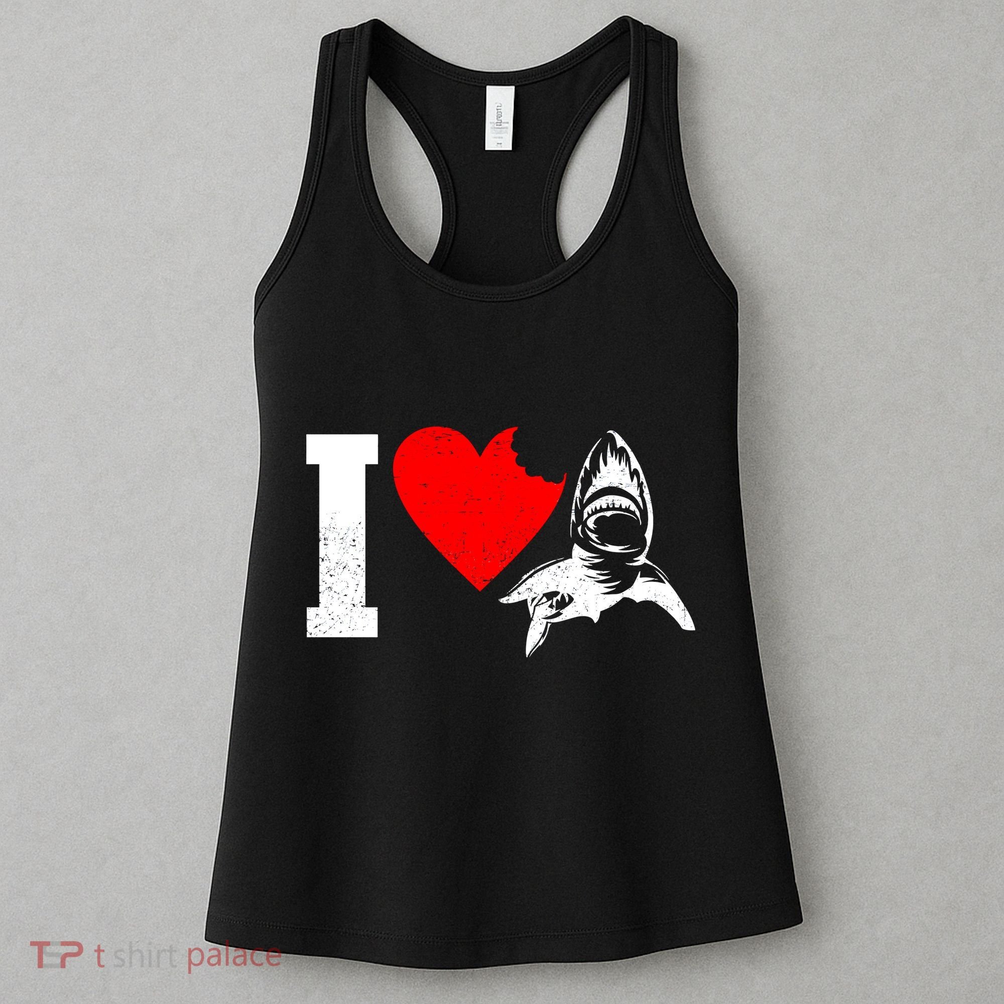 I Heart Sharks Women's Tank Top