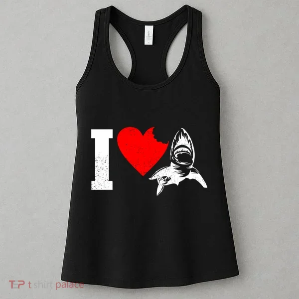 I Heart Sharks Women's Tank Top