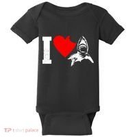 I Heart Sharks Baby Bodysuit thumb 0