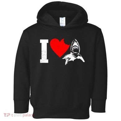 I Heart Sharks Toddler Hoodie