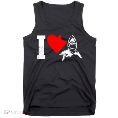 I Heart Sharks Tank Top