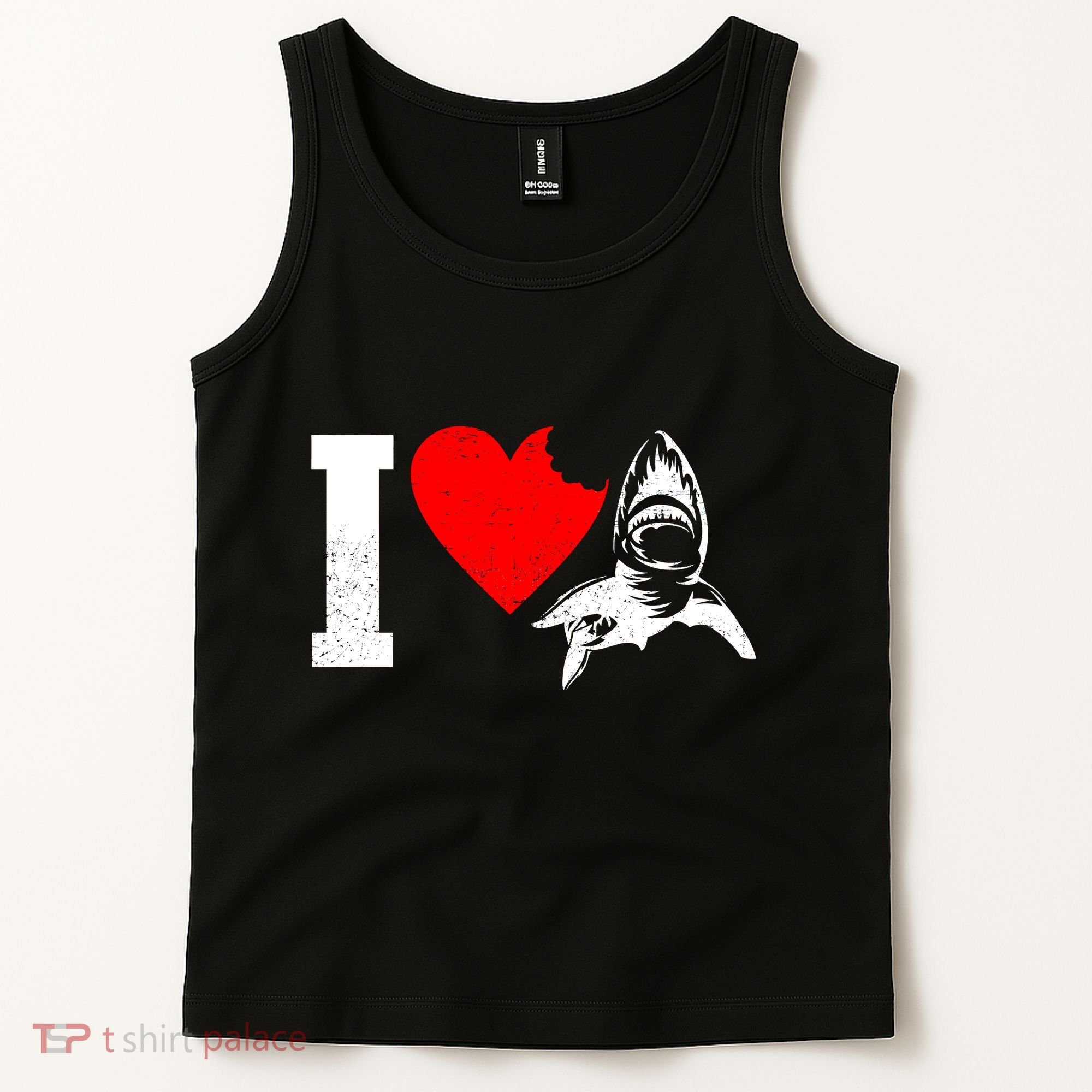 I Heart Sharks Tank Top