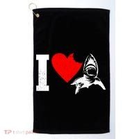 I Heart Sharks Golf Towel thumb 0