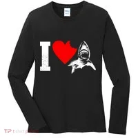 I Heart Sharks Women's Long Sleeve Shirt thumb 0