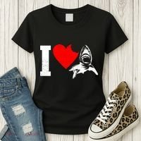 I Heart Sharks Women's T-Shirt thumb 3