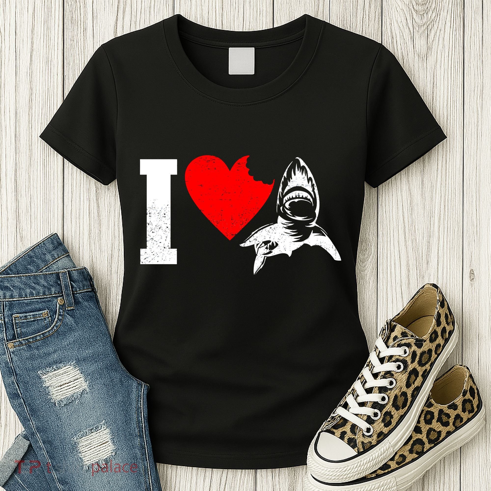 I Heart Sharks Women's T-Shirt