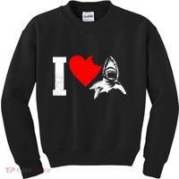 I Heart Sharks Kids Sweatshirt thumb 0