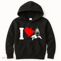 I Heart Sharks Kids Hoodie thumb 0