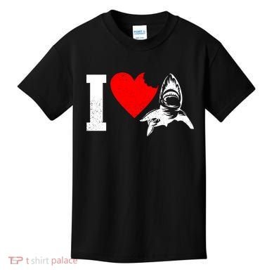 I Heart Sharks Kids T-Shirt