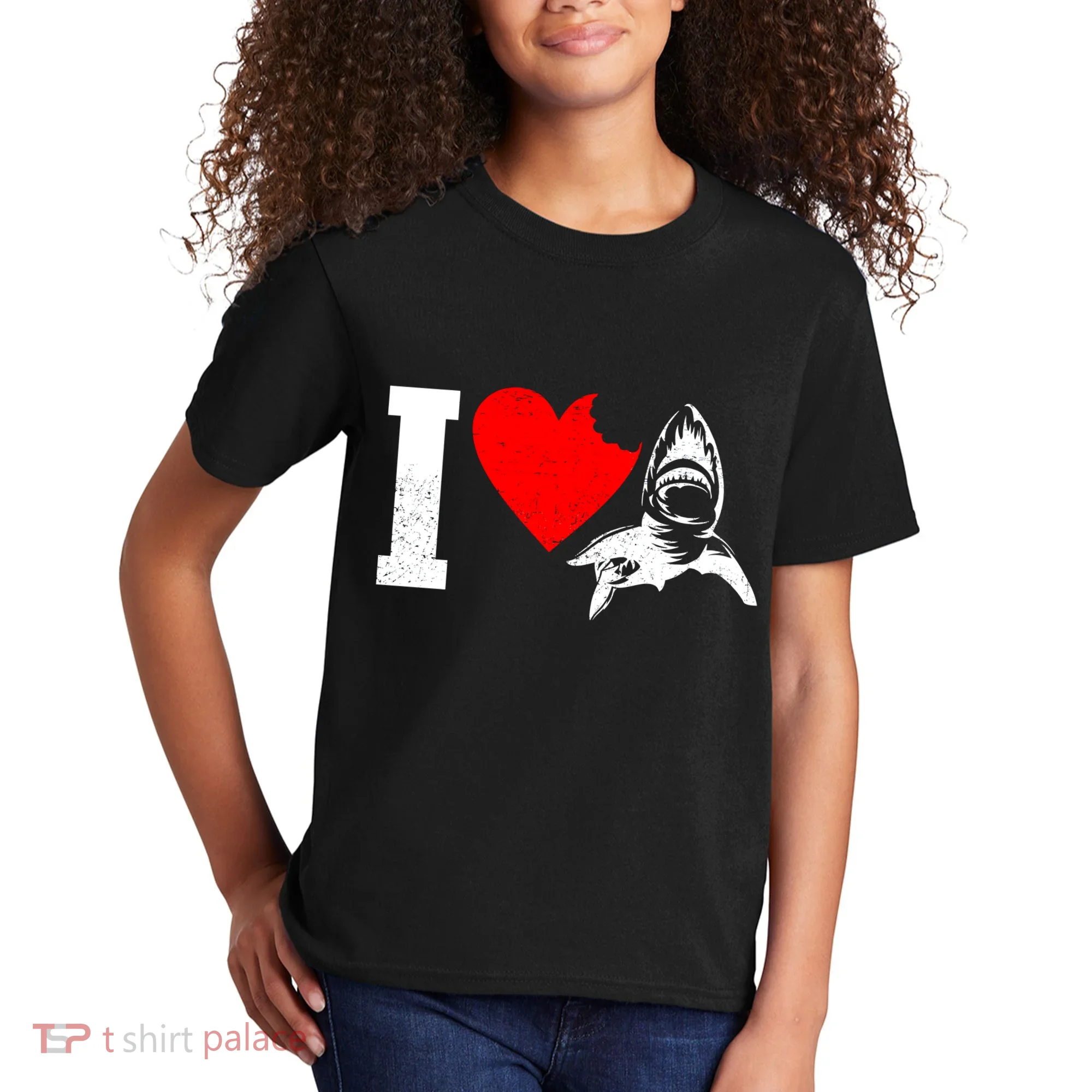 I Heart Sharks Kids T-Shirt