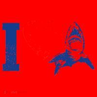 I Heart Sharks Santa Hat thumb 1
