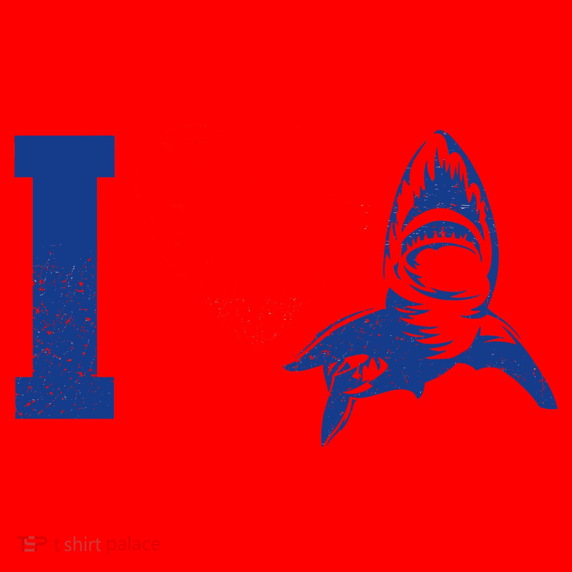 I Heart Sharks Santa Hat