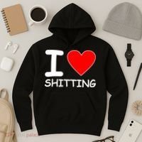I Heart Shitting Poop Hoodie thumb 3