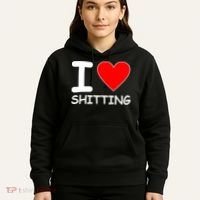 I Heart Shitting Poop Hoodie thumb 5
