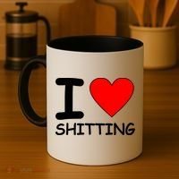 I Heart Shitting Poop Coffee Mug thumb 4