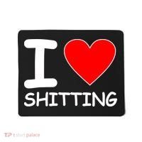 I Heart Shitting Poop Mousepad thumb 0