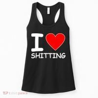 I Heart Shitting Poop Women's Tank Top thumb 0
