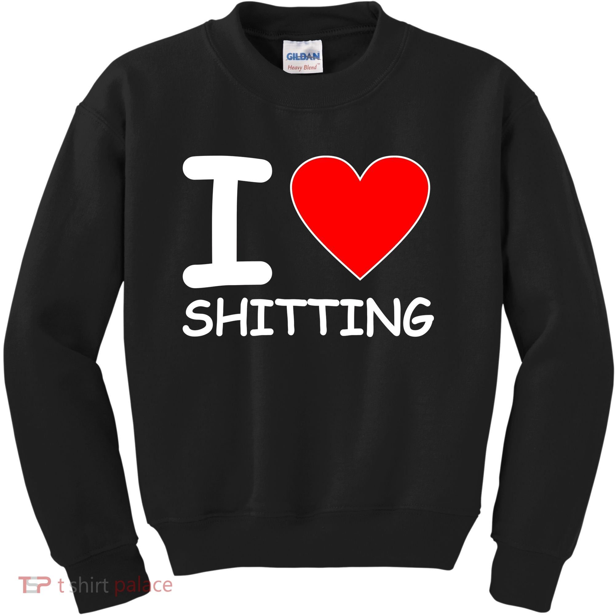 I Heart Shitting Poop Kids Sweatshirt