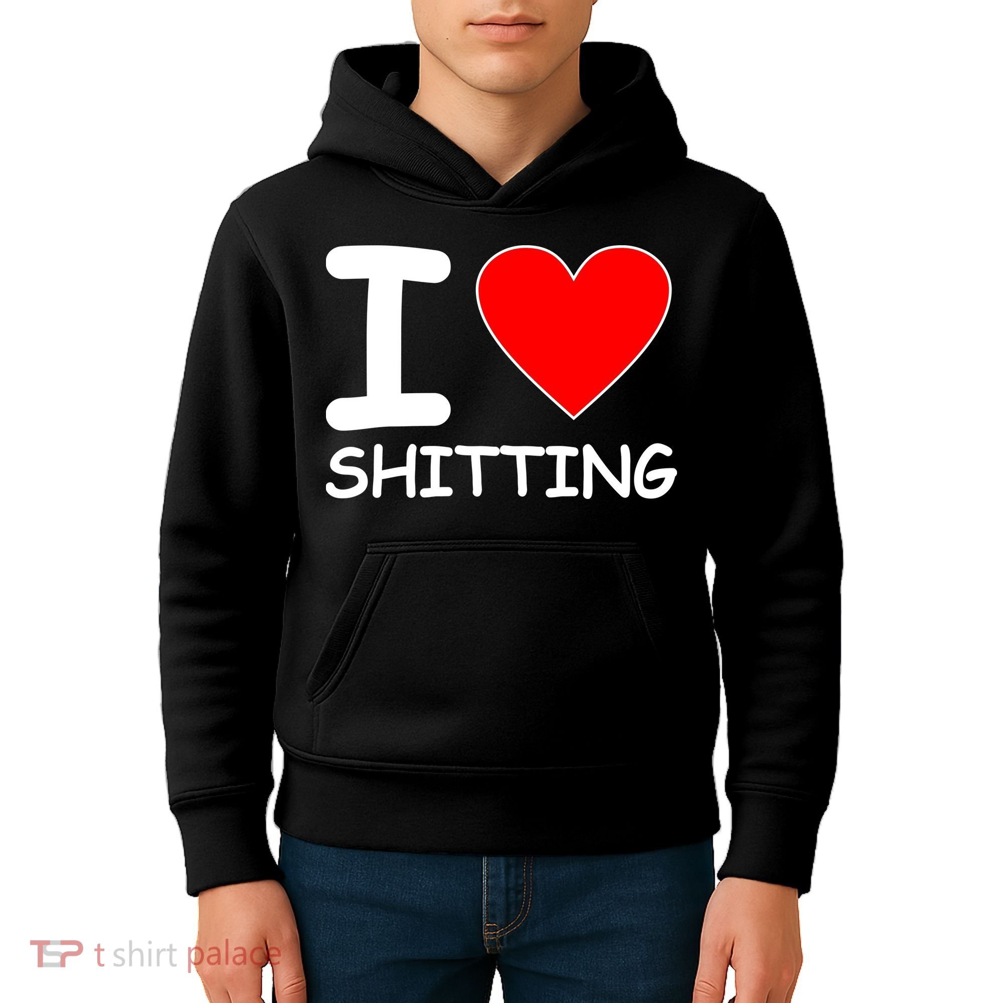 I Heart Shitting Poop Kids Hoodie