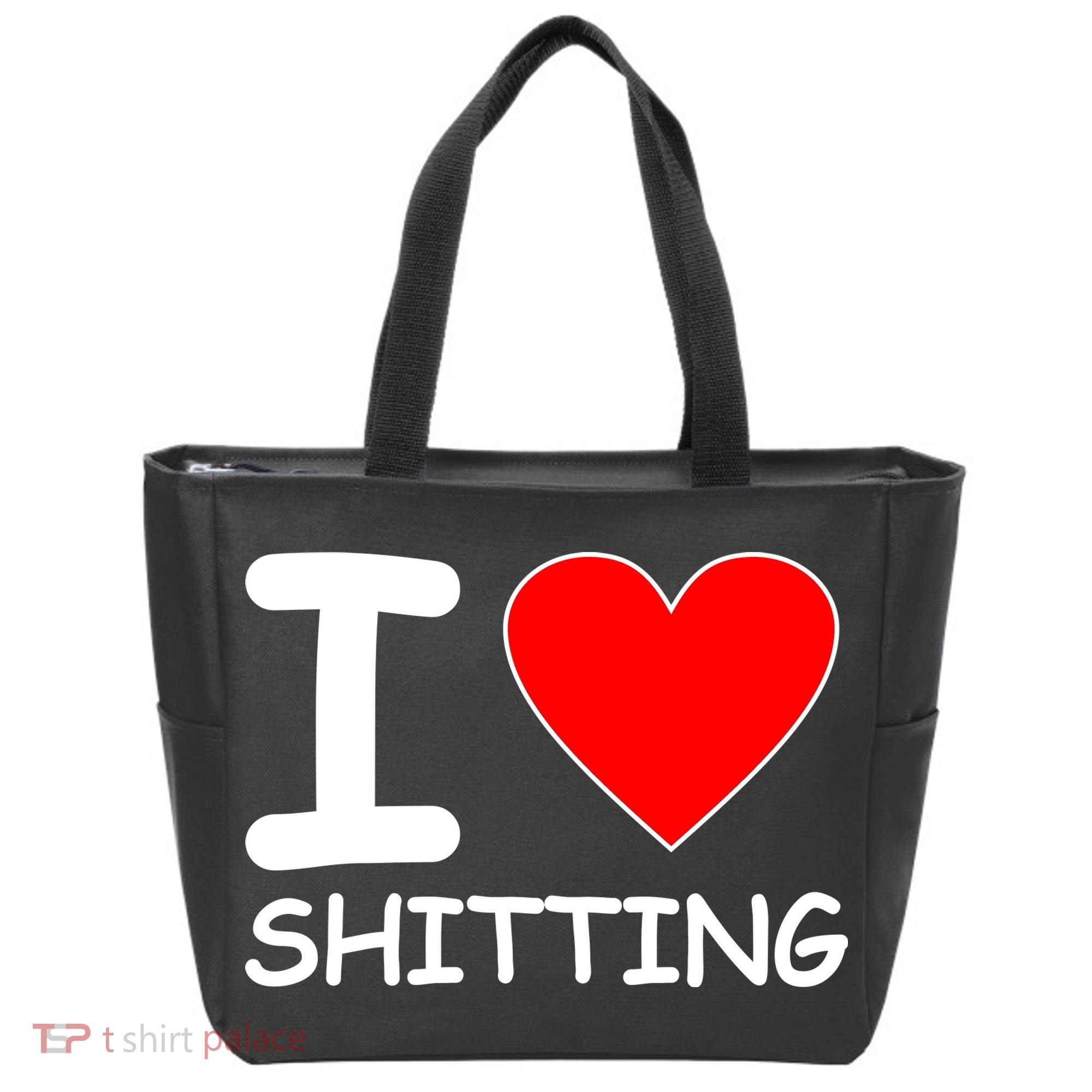 I Heart Shitting Poop Tote Bag