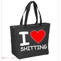 I Heart Shitting Poop Tote Bag thumb 2