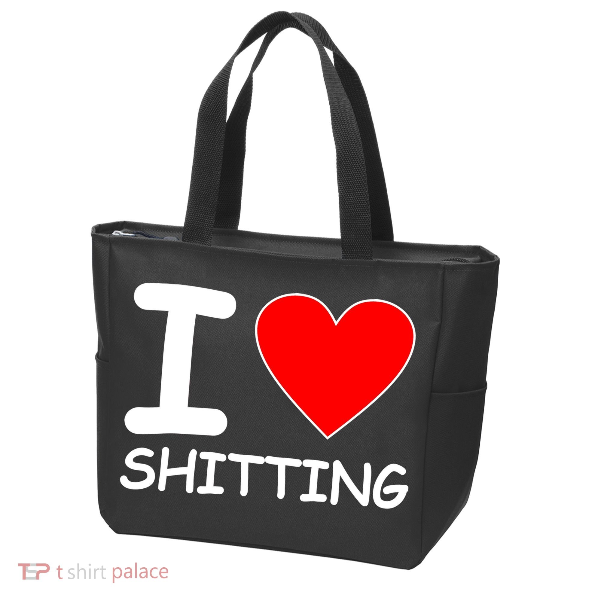 I Heart Shitting Poop Tote Bag