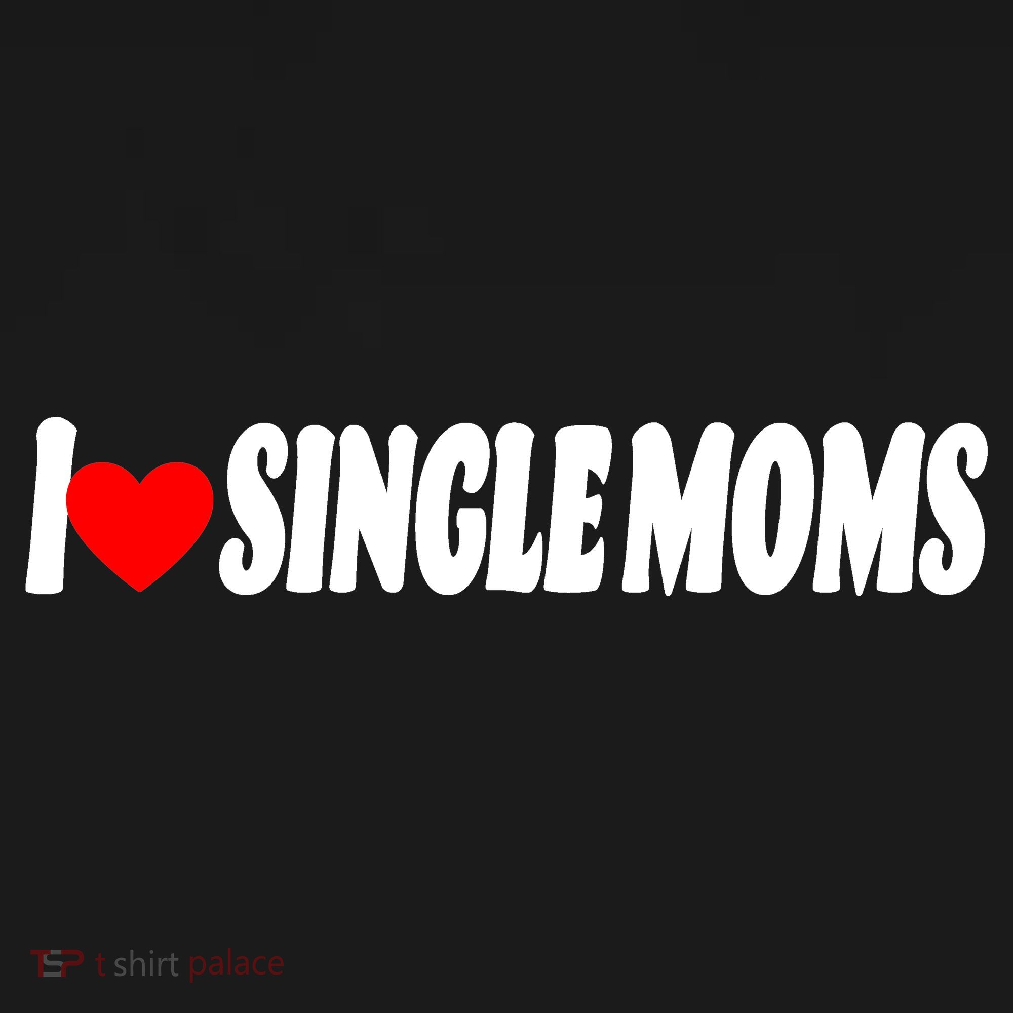 I Heart Single Moms Ornament