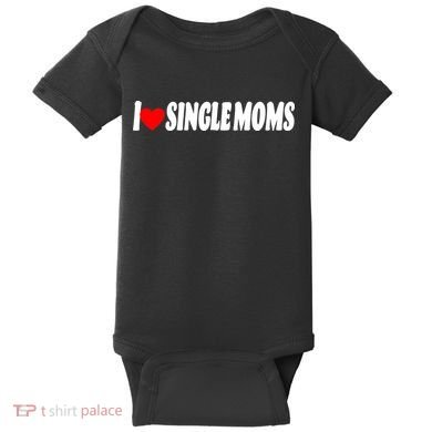 I Heart Single Moms Baby Bodysuit