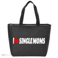 I Heart Single Moms Tote Bag thumb 0