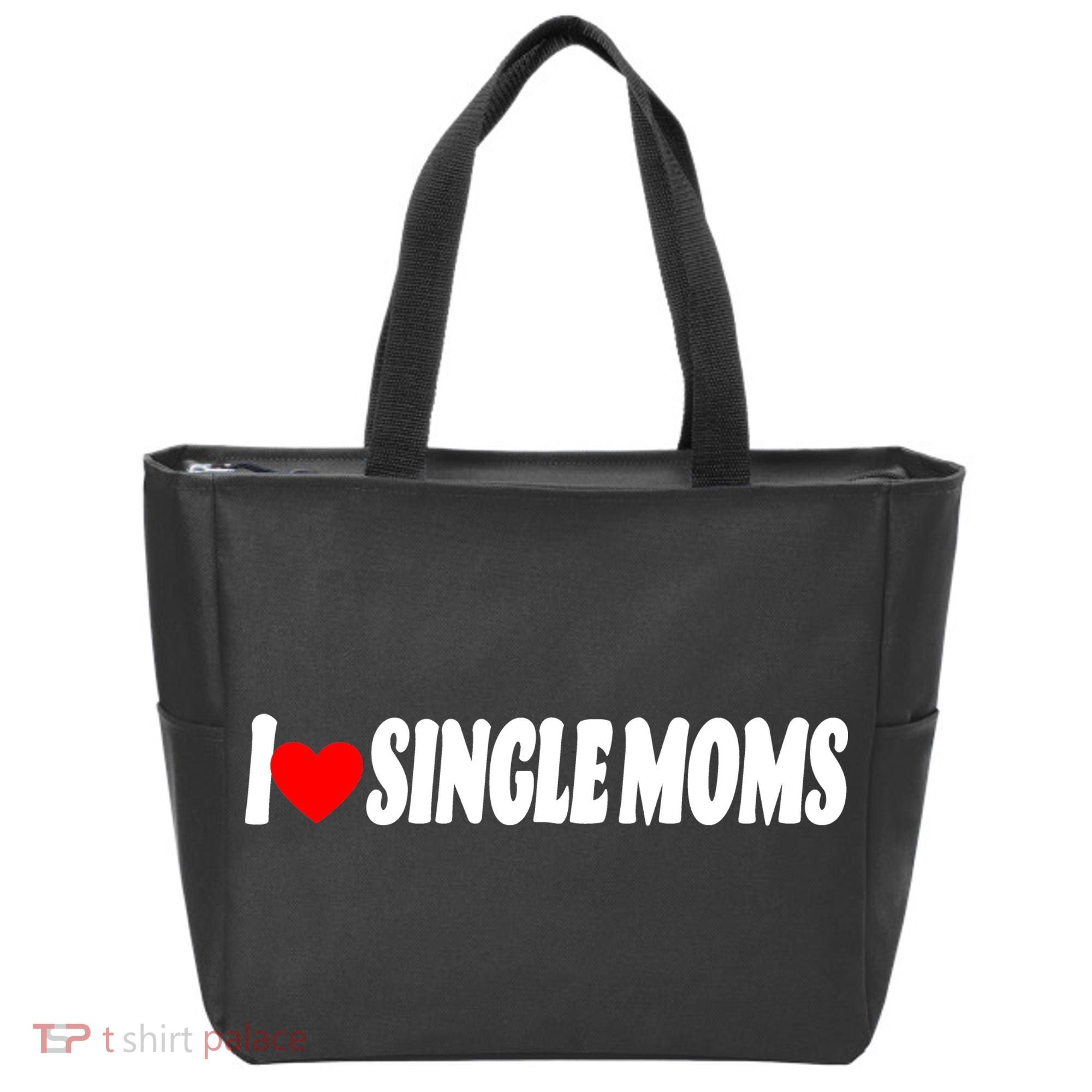 I Heart Single Moms Tote Bag