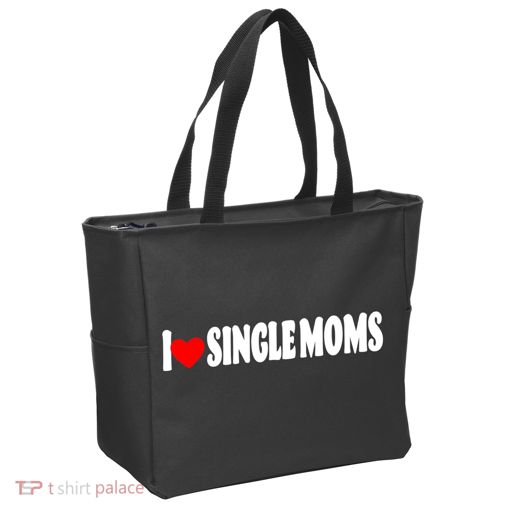 I Heart Single Moms Tote Bag
