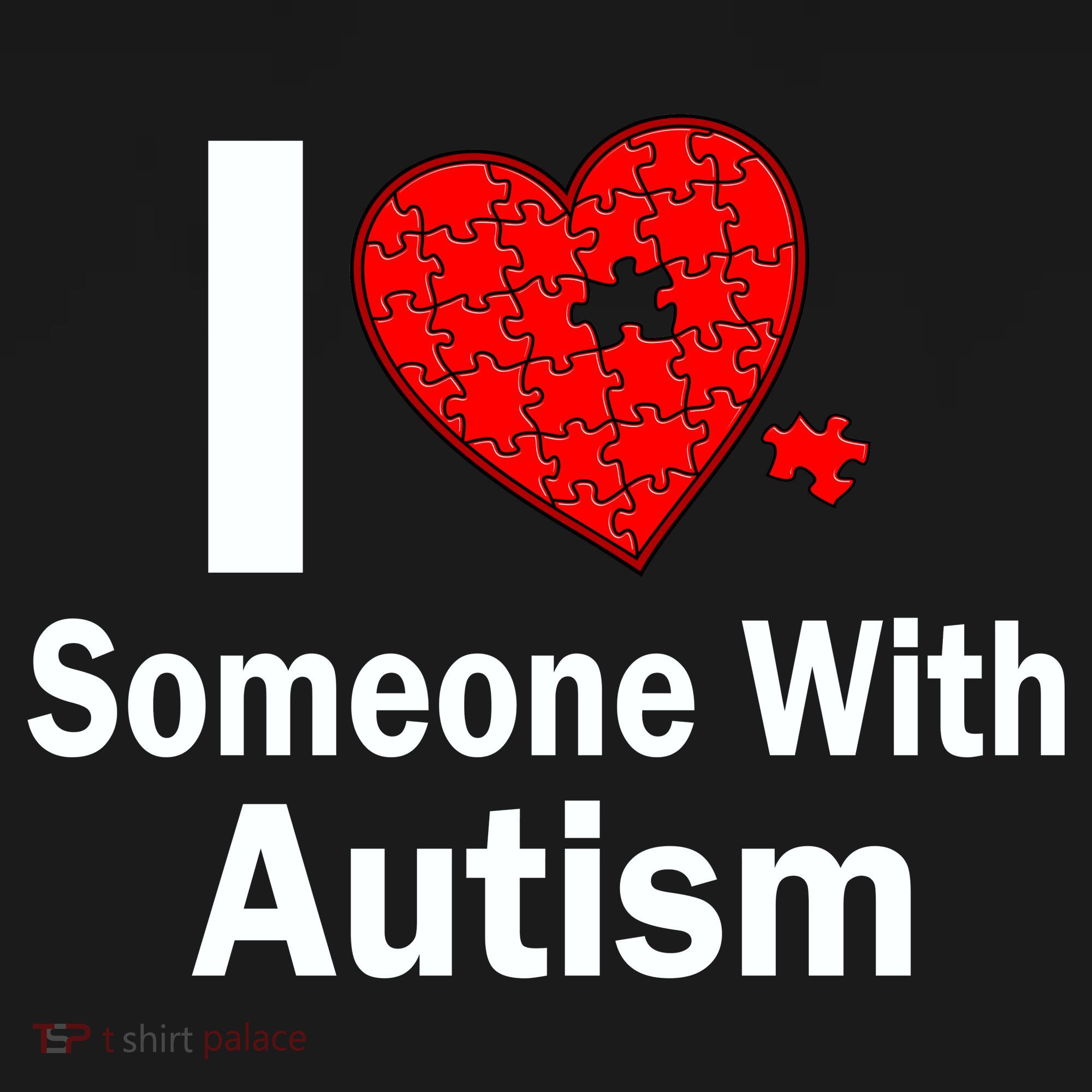 I Heart Someone With Autism USA-Made Doggie Bandana