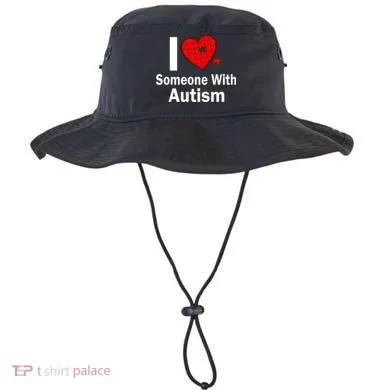 I Heart Someone With Autism Bucket Hat